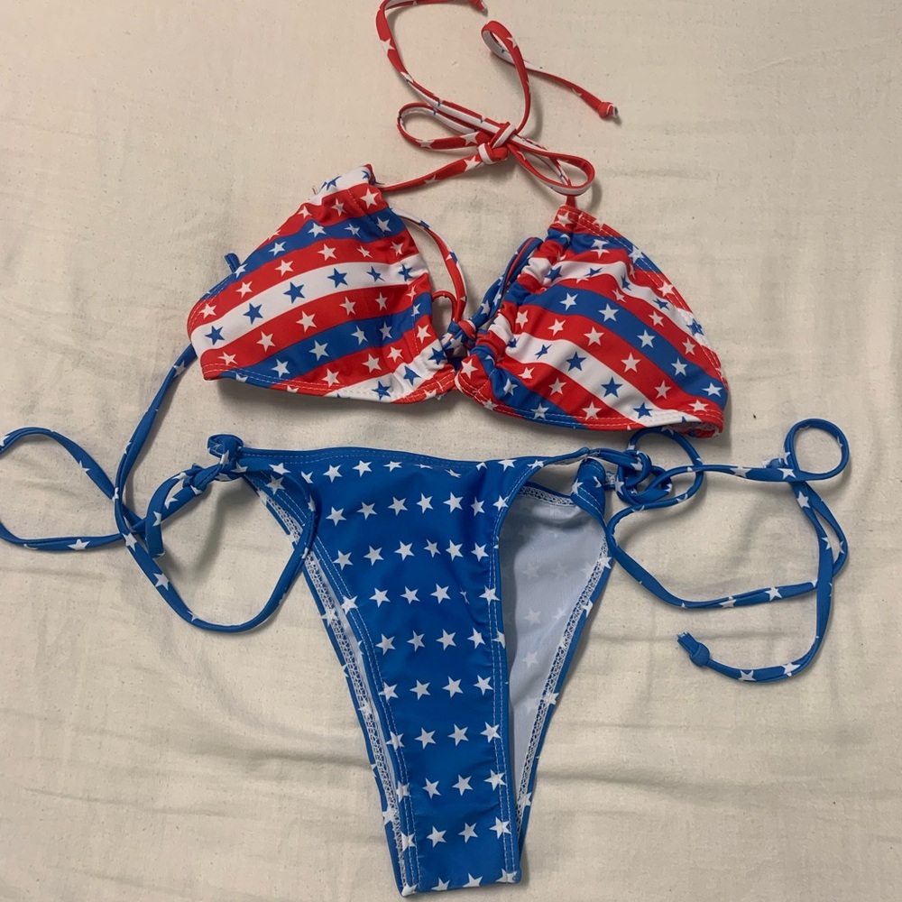 Patriotic Star Bikini Set